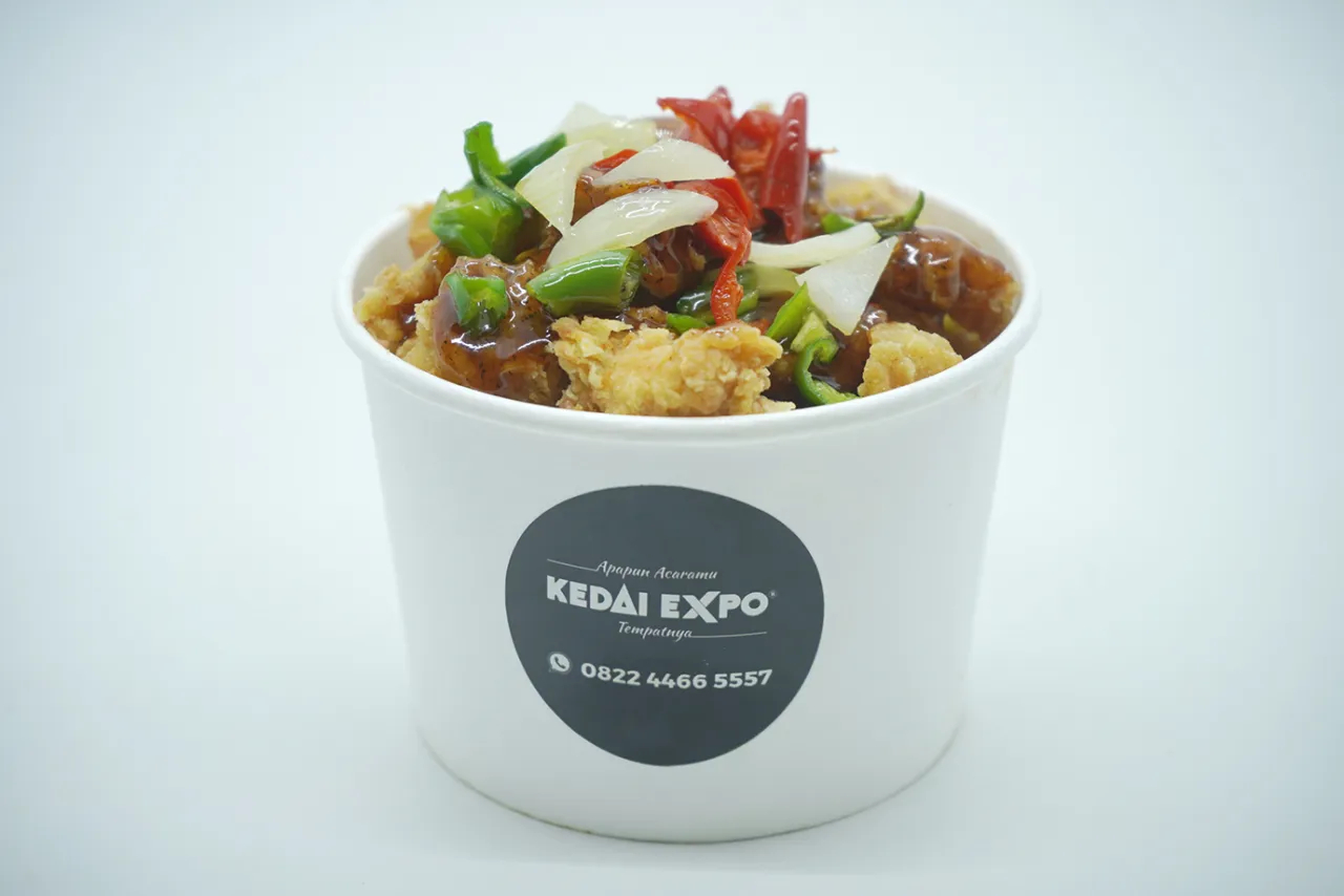Rice Bowl Ayam Saus Lada Hitam